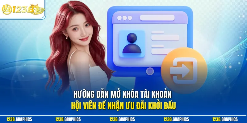 Hướng dẫn mở khóa tài khoản hội viên để nhận ưu đãi khởi đầu